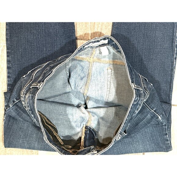 Chicos Platinum Denim Womens Jeans Size 2 Short Medium Wash Stretch Cotton Blend - Picture 8 of 9